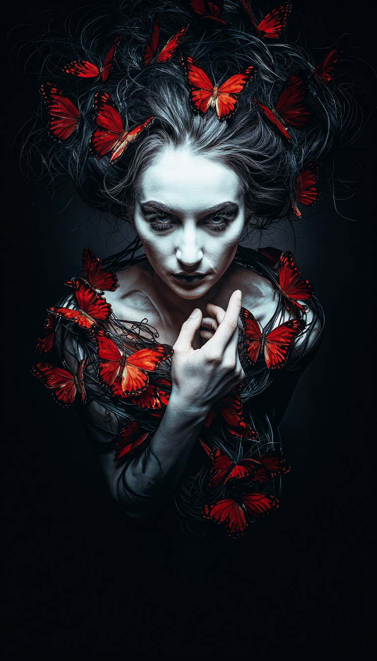 Ethereal Gothic Portrait