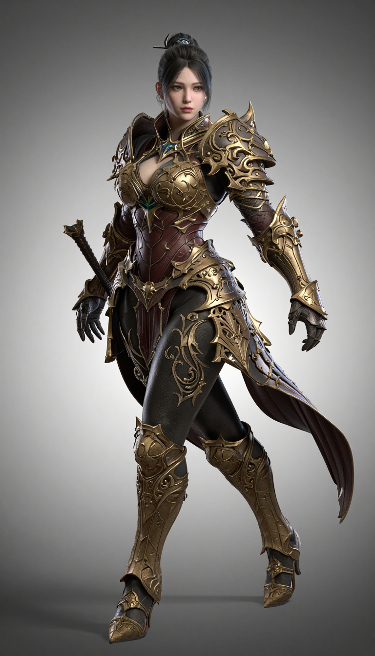 Styl 3D MMO Unreal