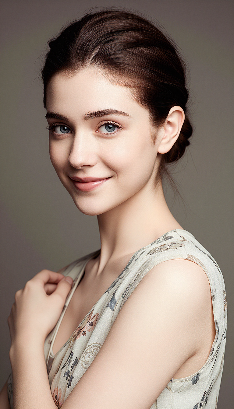 Elegant Updo Smile